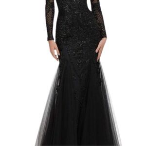 Elegant Black Evening Gown